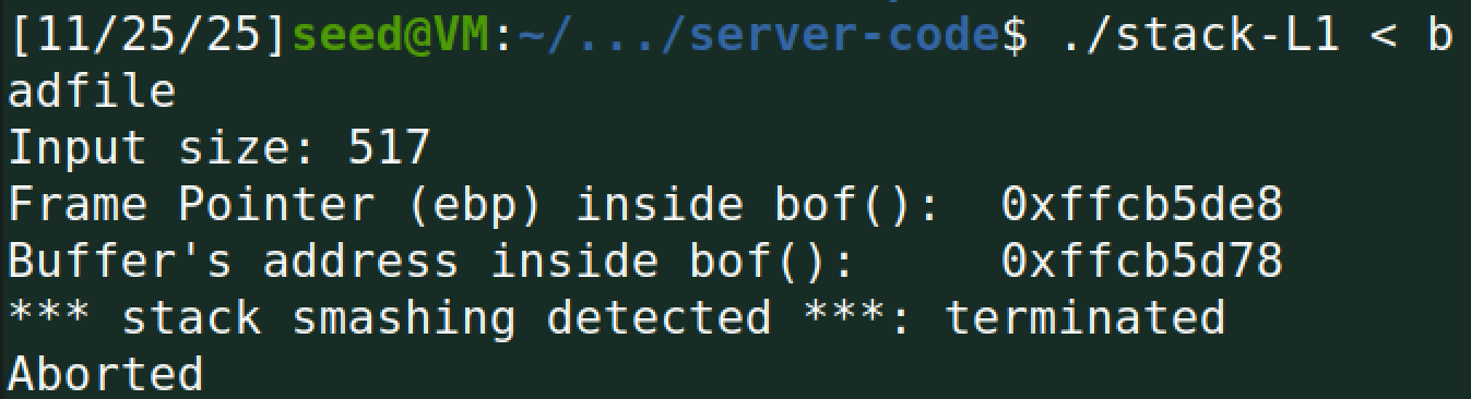 任务7-1缓冲区溢出保障